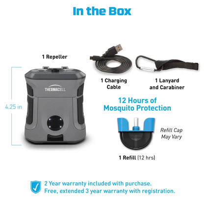 E-ZoneGuard Adventure 9Hr Rechargeable Mosquito Repeller (EX90)