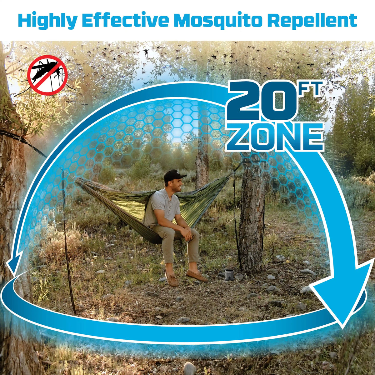 E-ZoneGuard Adventure 9Hr Rechargeable Mosquito Repeller (EX90)