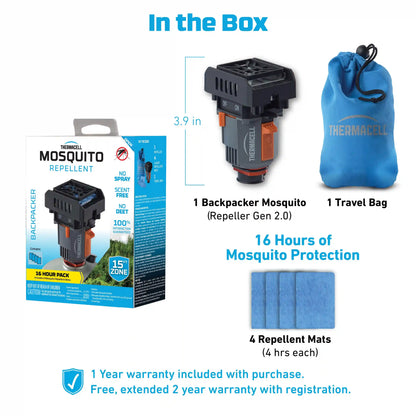 Fuel-ZoneGuard Backpacker Mosquito Repeller