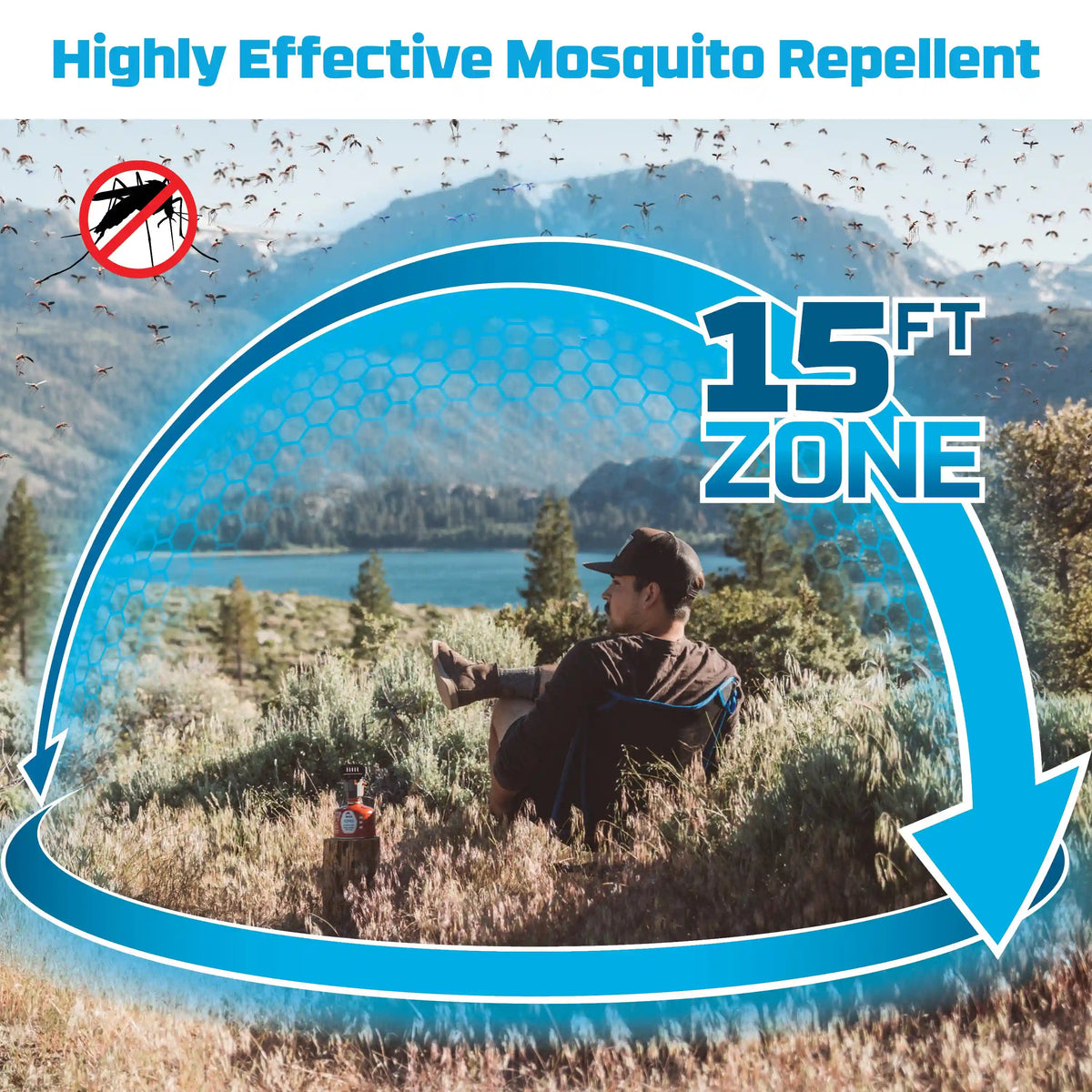 Fuel-ZoneGuard Backpacker Mosquito Repeller