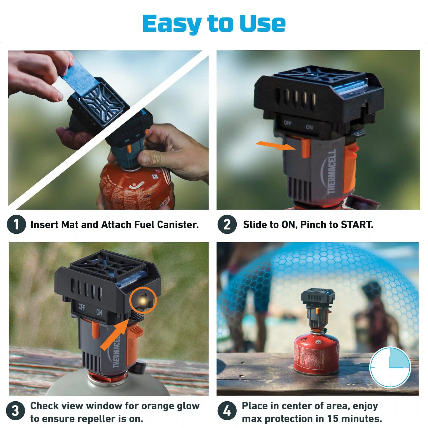 Fuel-ZoneGuard Backpacker Mosquito Repeller