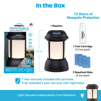 Fuel-ZoneGuard Glow Small Lantern Mosquito Repeller
