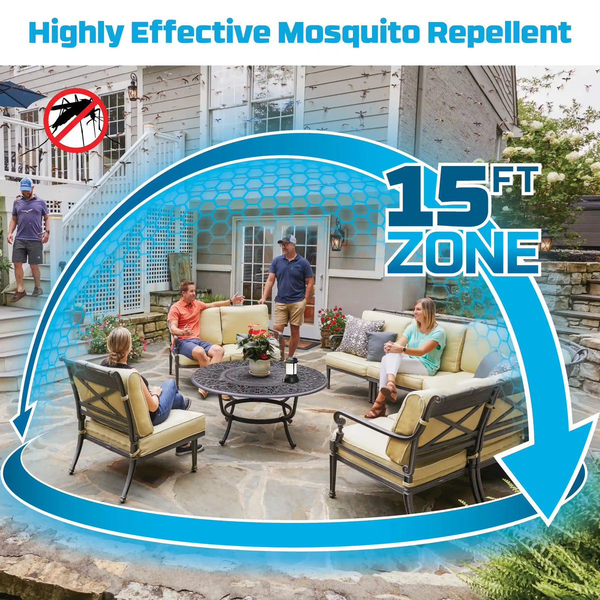 Fuel-ZoneGuard Glow Small Lantern Mosquito Repeller