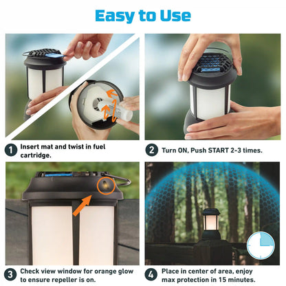 Fuel-ZoneGuard Glow Small Lantern Mosquito Repeller