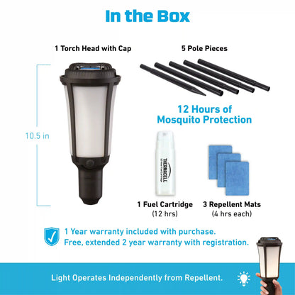 Patio Shield Mosquito Repeller Torch (Box)